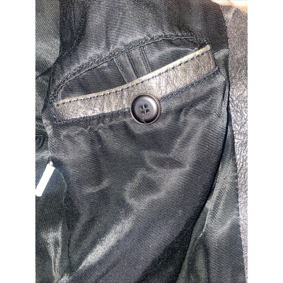 Calugi E Giannelli Leather Jacket Italy Biker Grunge Distressed 50 Pilot Rare - Picture 16 of 16